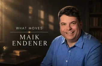 AI interview title card: What Moves Maik Ender.