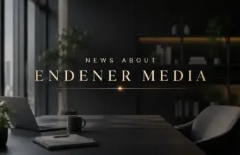 Endener Media news update in a modern corporate conference room.